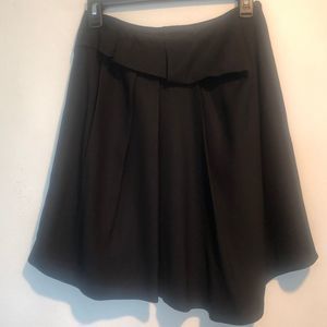 Emporio Armani- NWOT Black Pleated Business Skirt